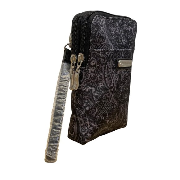 Baggallini Women’s Black Paisley RFID-Blocking Wristlet Wallet Size S - Picture 4 of 13